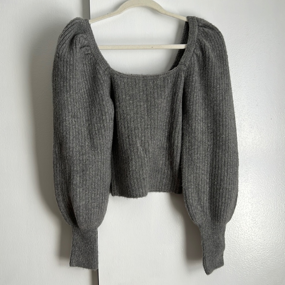 Zara balloon sleeve sweater